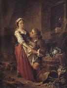 The Beautiful Kitchen-Maid Francois Boucher